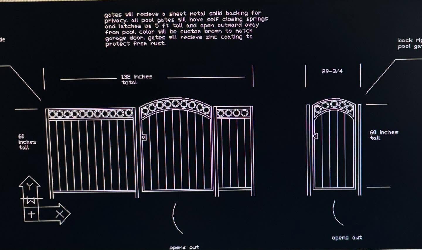 Custom AutoCAD designs for HOA approval