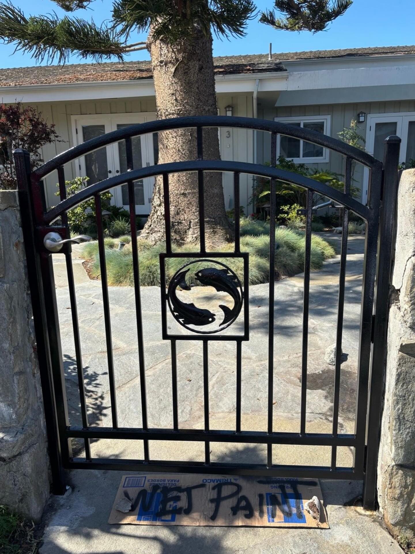 Custom gate designs by Brett's Iron — serving Orange County, CA Lic. 862398