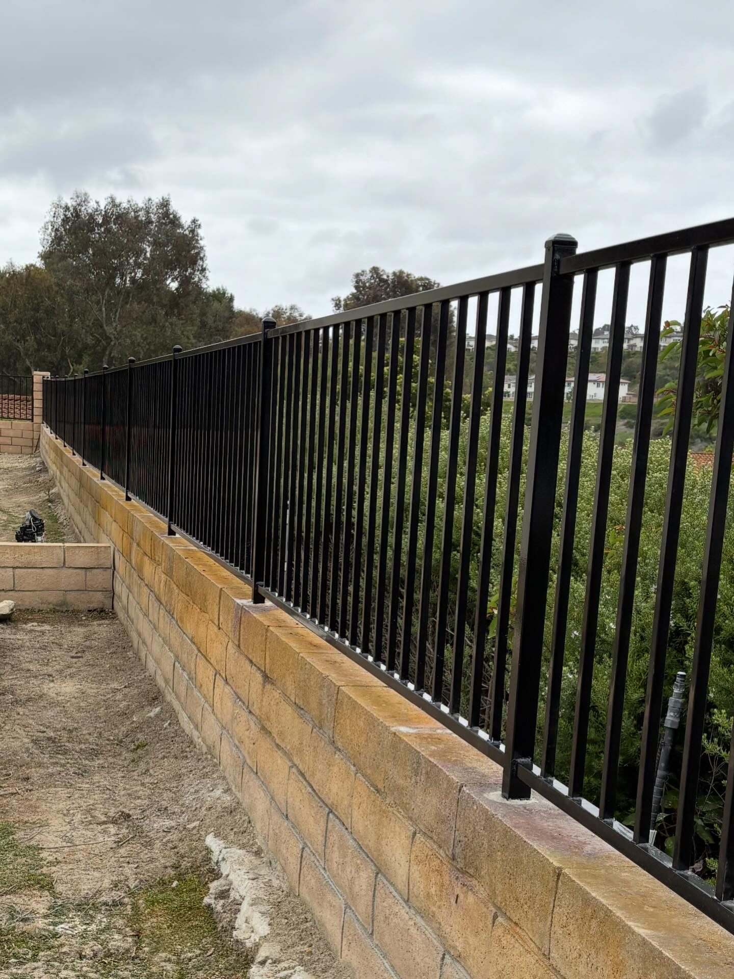 New zinc galvanized strong steel fencing — fully welded post connections
